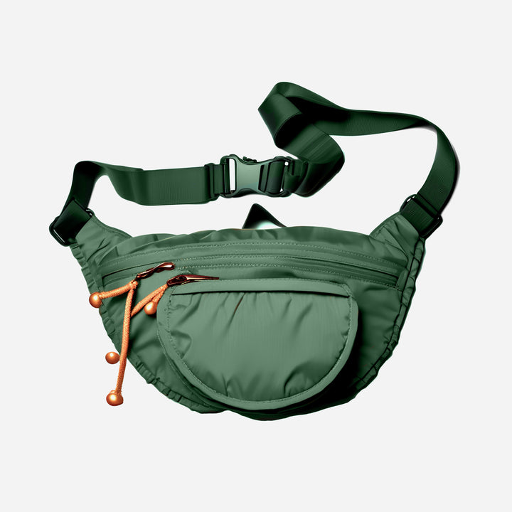 frontpack green